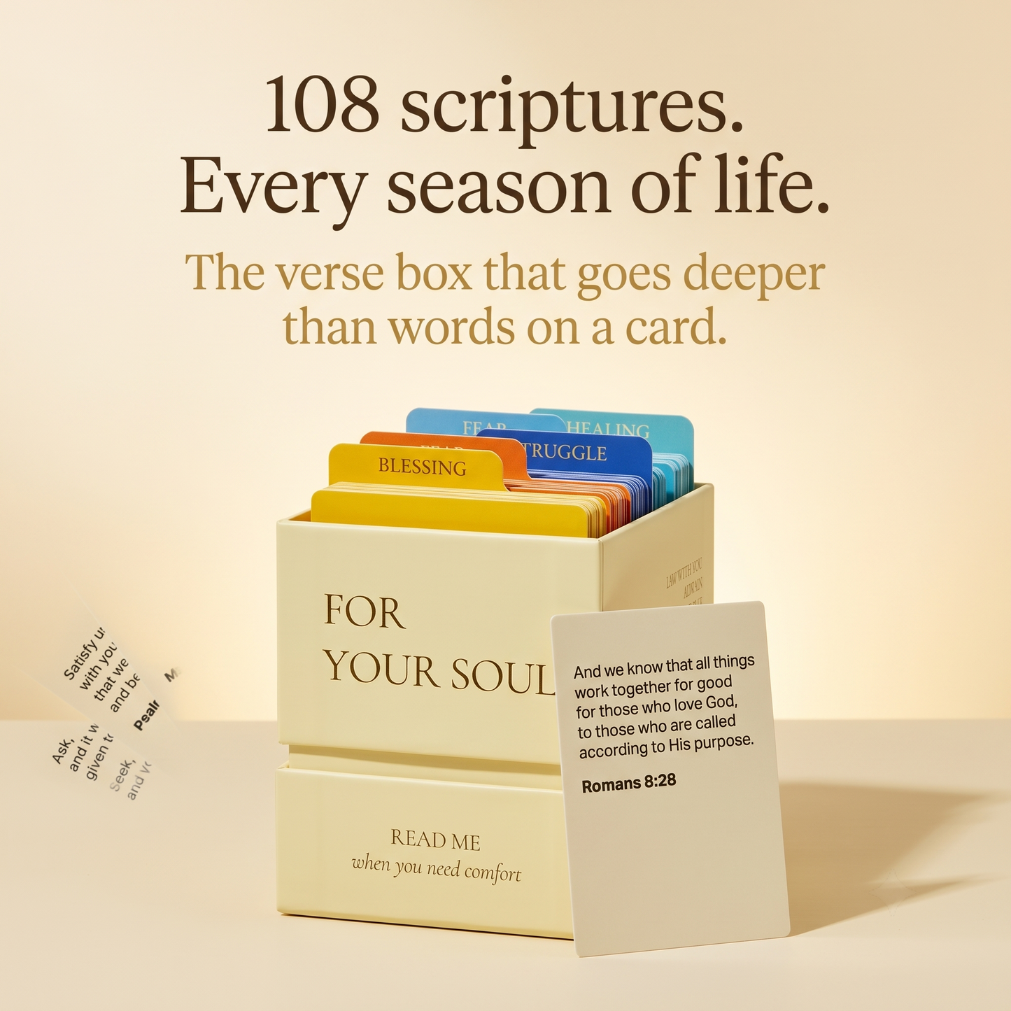 Bible Verse Box - 108 Complete Devotionals & Prayers