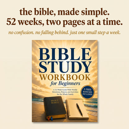 Bible Study Workbook for Beginners