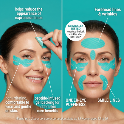 Peptide Infused Face & Eye Tape