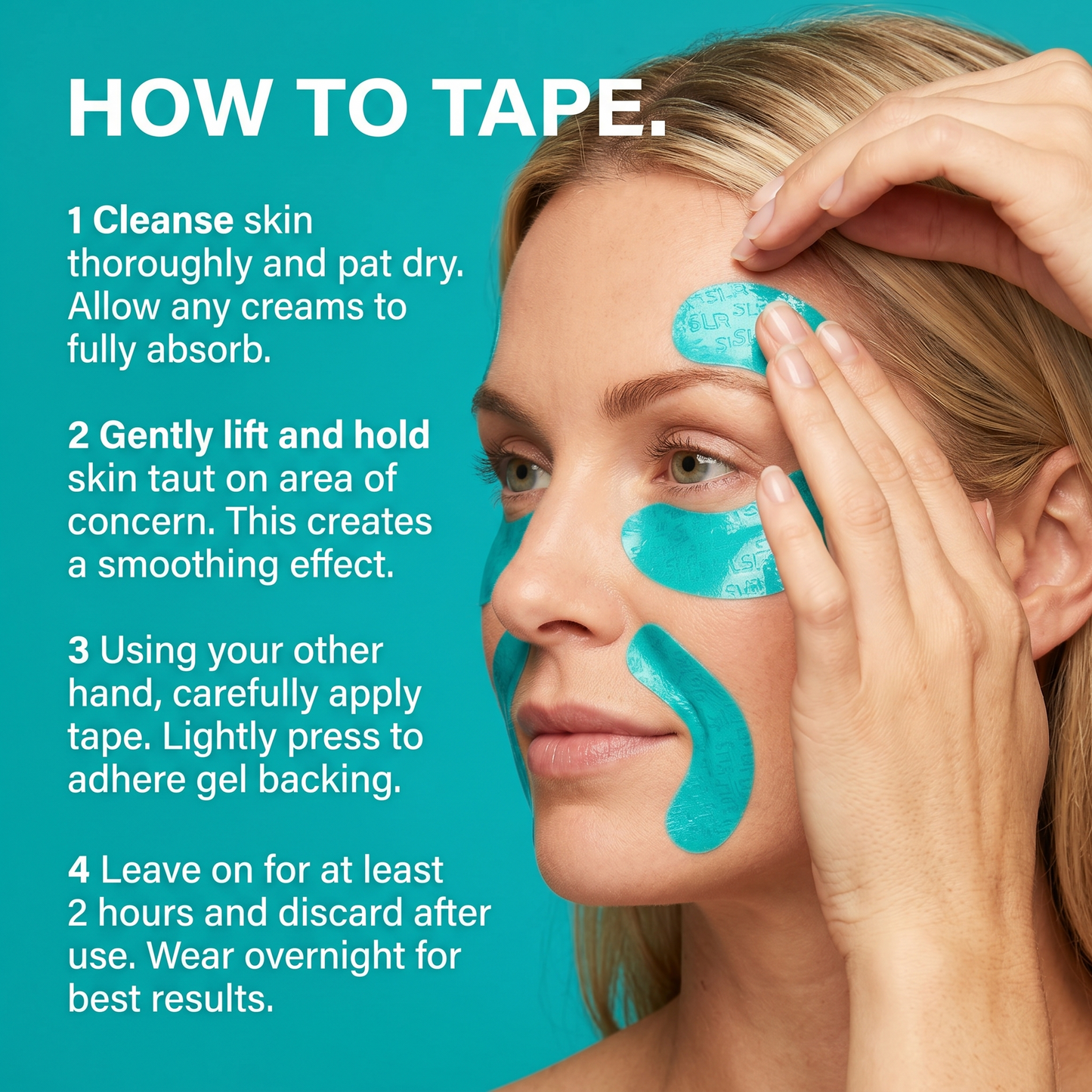 Peptide Infused Face & Eye Tape